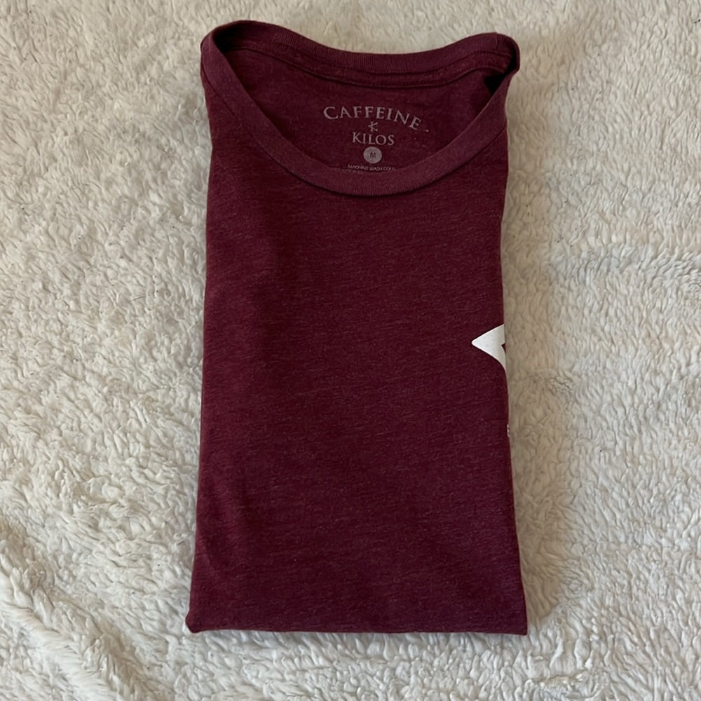 Caffeine and Kilos Logo Tee Shirt Size Medium